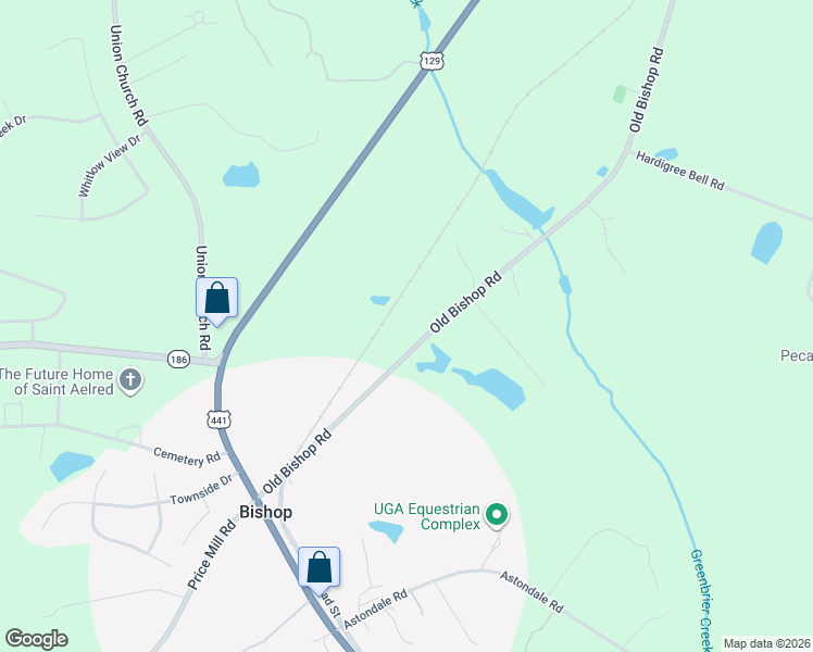 map of restaurants, bars, coffee shops, grocery stores, and more near 1271 Old Bishop Road in Bishop