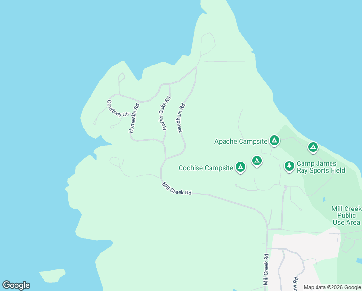 map of restaurants, bars, coffee shops, grocery stores, and more near 57 Needham Road in Pottsboro