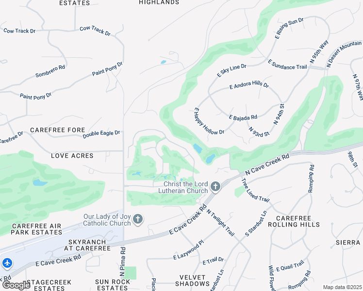 map of restaurants, bars, coffee shops, grocery stores, and more near 37200 North Cave Creek Road in Scottsdale