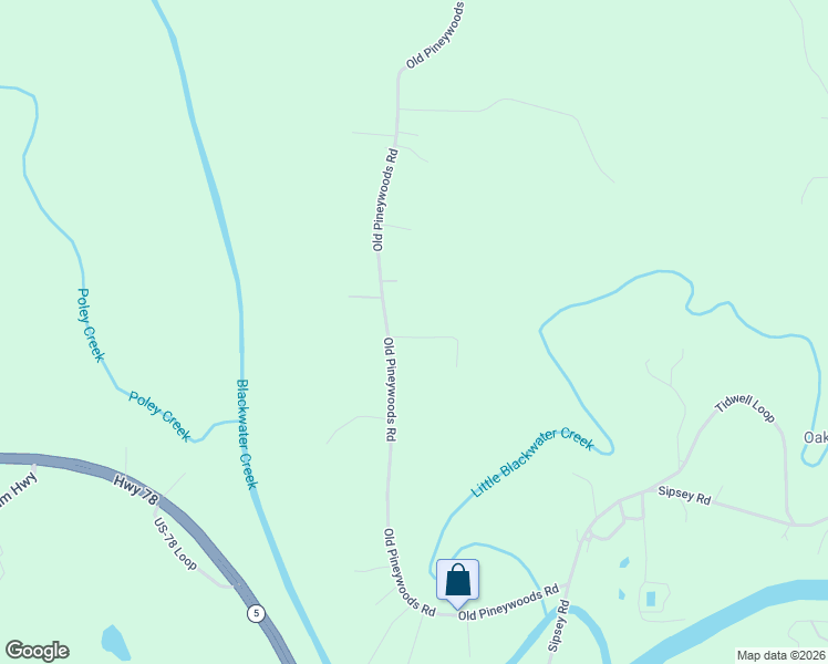 map of restaurants, bars, coffee shops, grocery stores, and more near 137 Turkey Road in Jasper