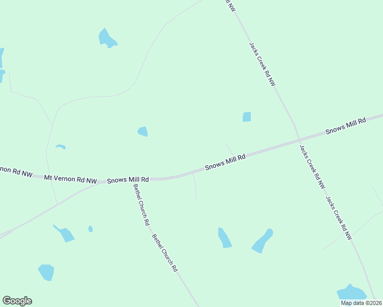 map of restaurants, bars, coffee shops, grocery stores, and more near 3357-3399 Snows Mill Road in Monroe