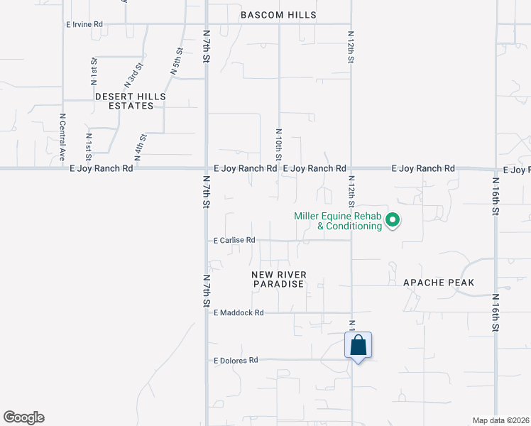 map of restaurants, bars, coffee shops, grocery stores, and more near 37623 North 9th Street in Phoenix