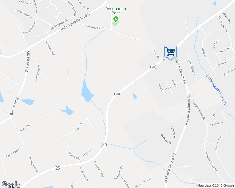 map of restaurants, bars, coffee shops, grocery stores, and more near 4840 Georgia 20 in Loganville