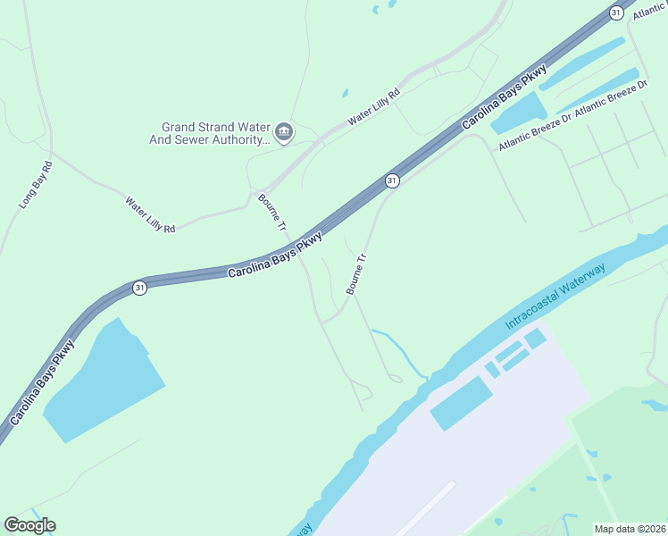 map of restaurants, bars, coffee shops, grocery stores, and more near in North Myrtle Beach