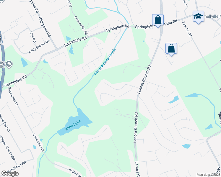 map of restaurants, bars, coffee shops, grocery stores, and more near 3012 Gala Trail Southwest in Snellville