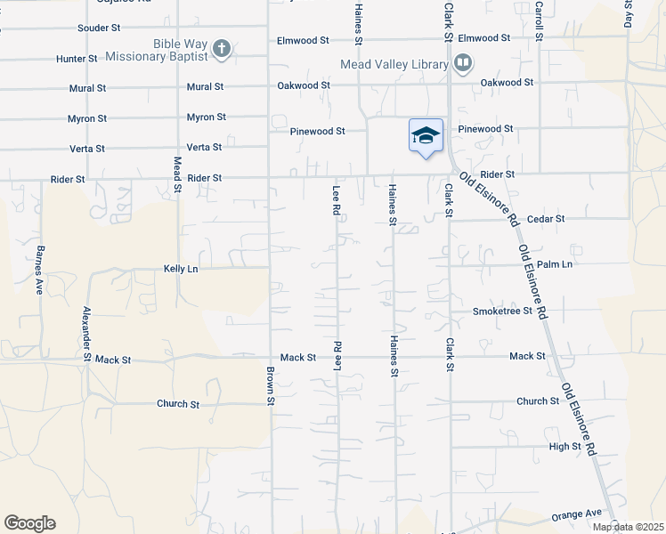map of restaurants, bars, coffee shops, grocery stores, and more near 20243 Lee Road in Perris