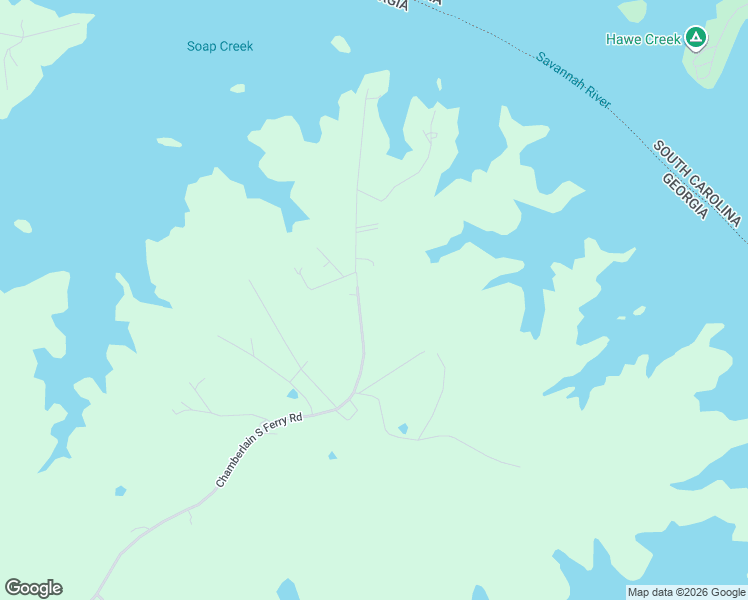 map of restaurants, bars, coffee shops, grocery stores, and more near 4810 Chamberlain S Ferry Road in Lincolnton