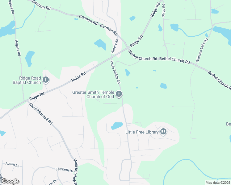 map of restaurants, bars, coffee shops, grocery stores, and more near 70 Poole Bridge Lane in Hiram