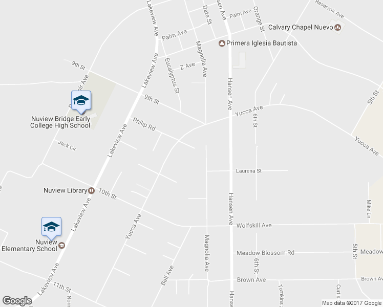 map of restaurants, bars, coffee shops, grocery stores, and more near 30755 Zubro Road in Nuevo