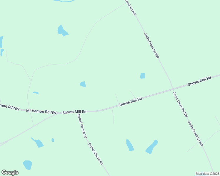map of restaurants, bars, coffee shops, grocery stores, and more near 3390 Snows Mill Road in Monroe