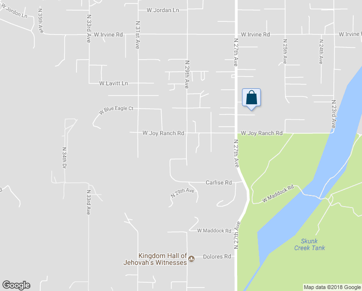 map of restaurants, bars, coffee shops, grocery stores, and more near 37606 North 29th Avenue in Phoenix