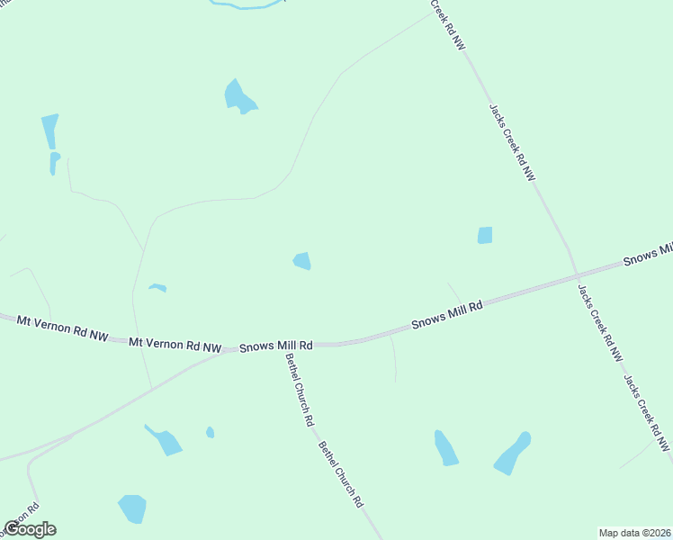 map of restaurants, bars, coffee shops, grocery stores, and more near 3370 Snows Mill Road in Monroe