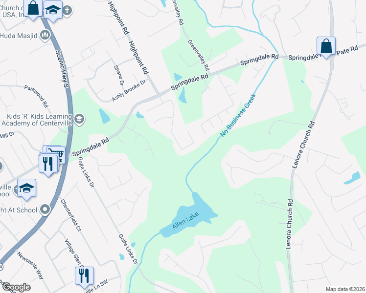 map of restaurants, bars, coffee shops, grocery stores, and more near 3296 Tuscan Ridge Drive Southwest in Snellville