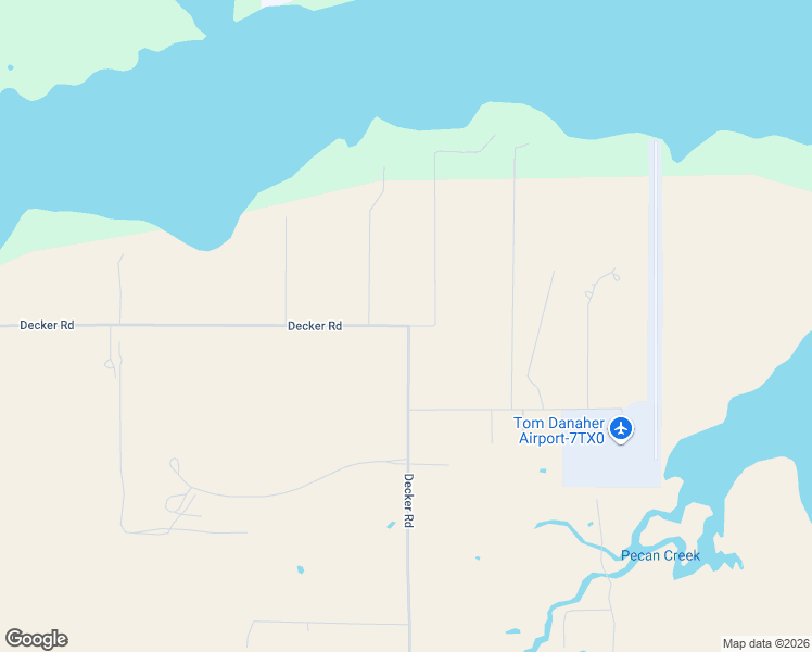 map of restaurants, bars, coffee shops, grocery stores, and more near 1565 Decker Road in Wichita Falls
