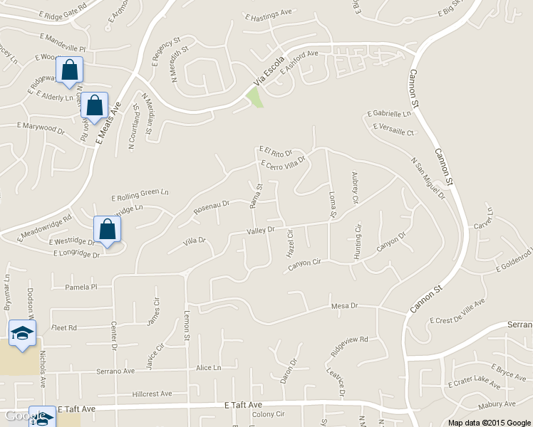 map of restaurants, bars, coffee shops, grocery stores, and more near 18801 Joshua Tree Circle in Villa Park