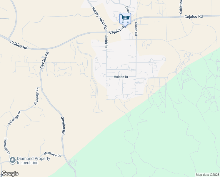 map of restaurants, bars, coffee shops, grocery stores, and more near in Lake Mathews