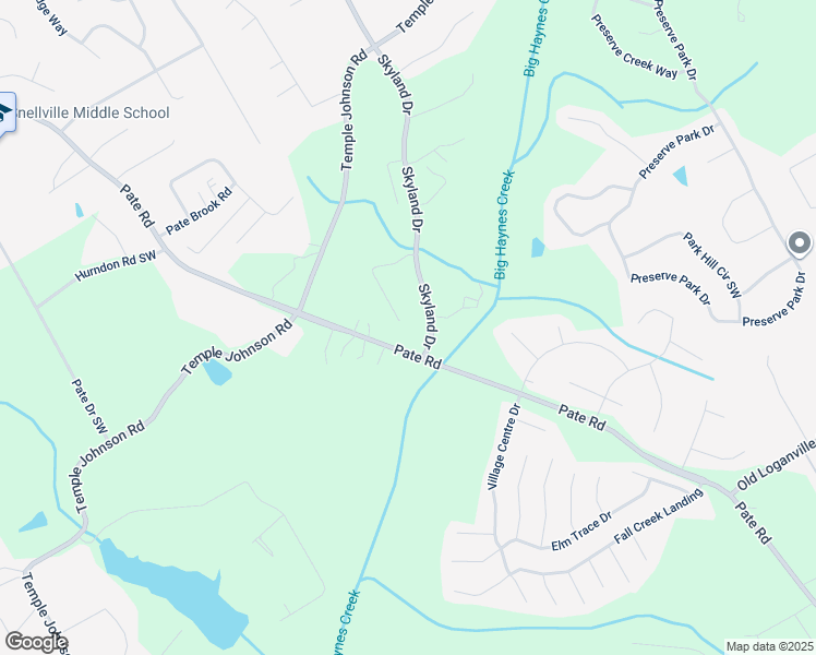 map of restaurants, bars, coffee shops, grocery stores, and more near 2340 Shady Oaks Drive in Loganville