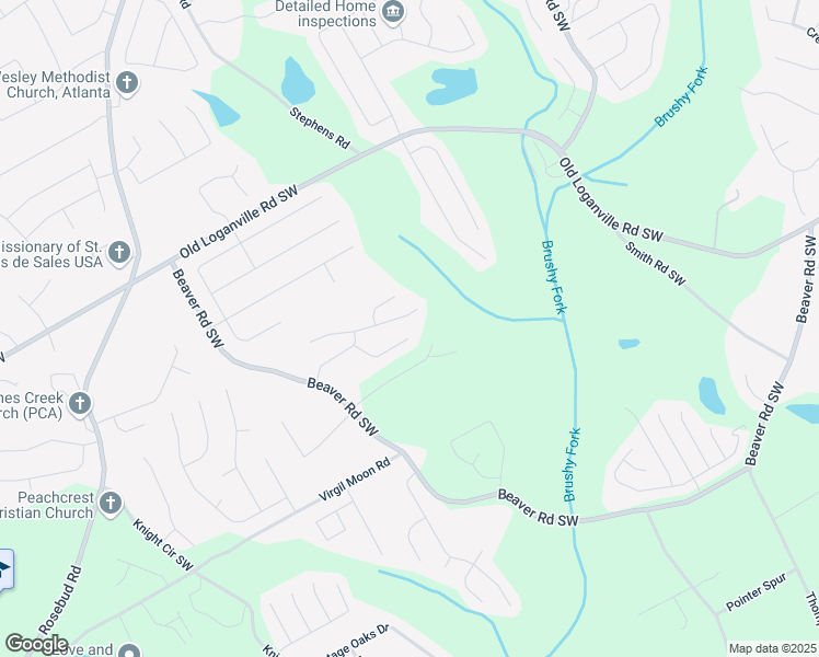 map of restaurants, bars, coffee shops, grocery stores, and more near 4154 Granite Falls Lane in Loganville