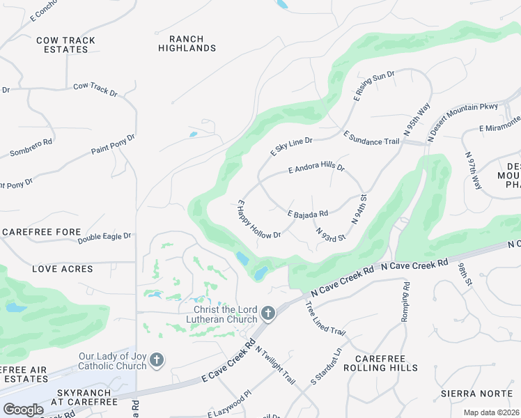 map of restaurants, bars, coffee shops, grocery stores, and more near 9197 East Bajada Road in Scottsdale