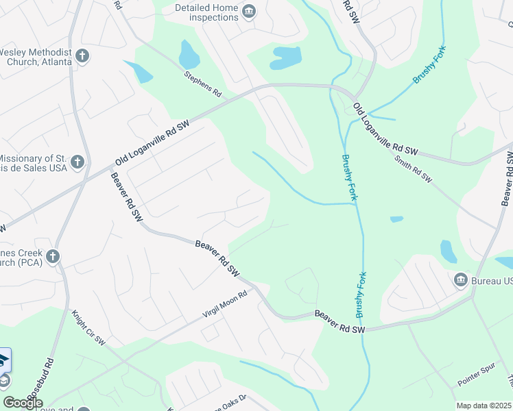 map of restaurants, bars, coffee shops, grocery stores, and more near 1298 Tumblerock Court in Loganville