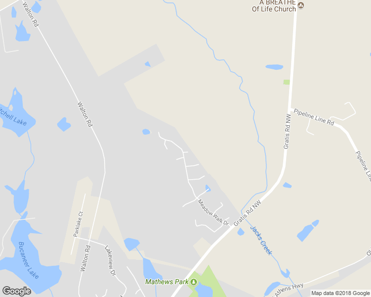 map of restaurants, bars, coffee shops, grocery stores, and more near 1703 Meadow Trace in Monroe