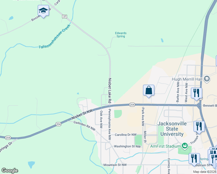 map of restaurants, bars, coffee shops, grocery stores, and more near 157 Nisbet Lake Road in Jacksonville