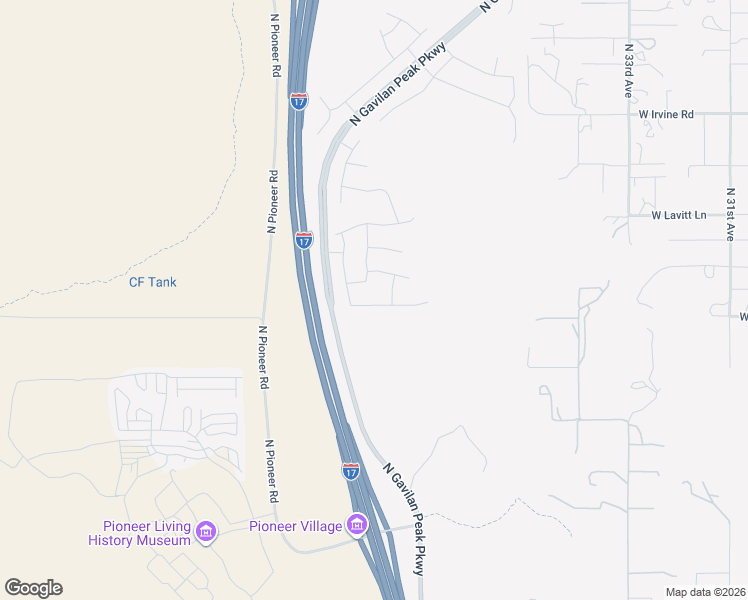 map of restaurants, bars, coffee shops, grocery stores, and more near 3807 West Ghost Flower Lane in New River