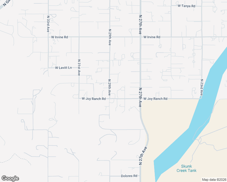 map of restaurants, bars, coffee shops, grocery stores, and more near 2844 West Joy Ranch Road in Phoenix