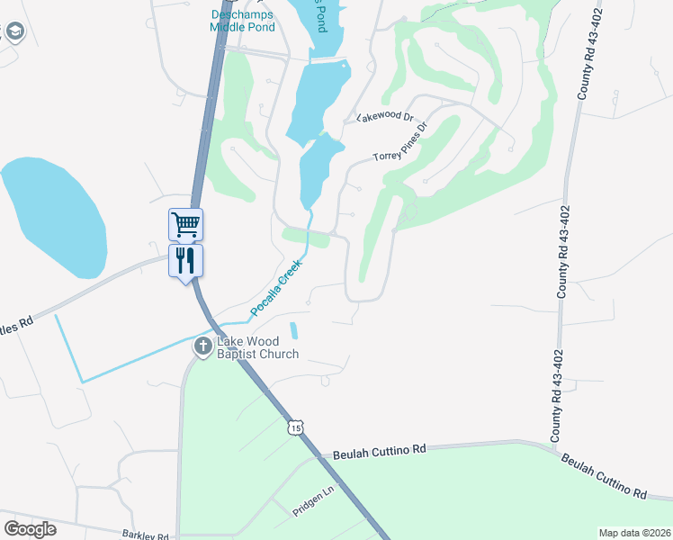 map of restaurants, bars, coffee shops, grocery stores, and more near 3456 Green View Parkway in Sumter