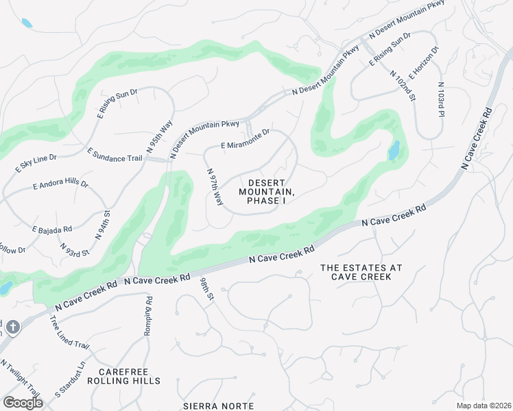 map of restaurants, bars, coffee shops, grocery stores, and more near 37920 North 98th Place in Scottsdale