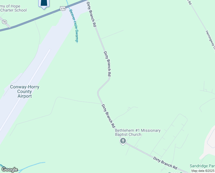 map of restaurants, bars, coffee shops, grocery stores, and more near 1746 Dirty Branch Road in Conway
