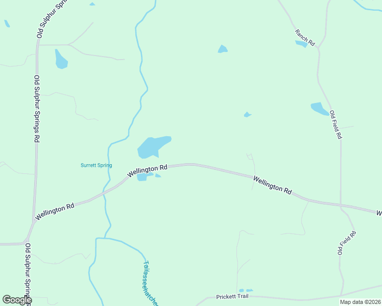 map of restaurants, bars, coffee shops, grocery stores, and more near 3161 Wellington Road in Wellington