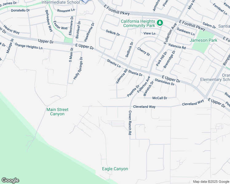 map of restaurants, bars, coffee shops, grocery stores, and more near 690 White Mountain Circle in Corona