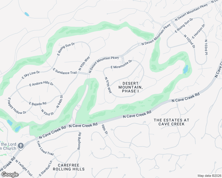 map of restaurants, bars, coffee shops, grocery stores, and more near 9775 East Hidden Valley Road in Scottsdale