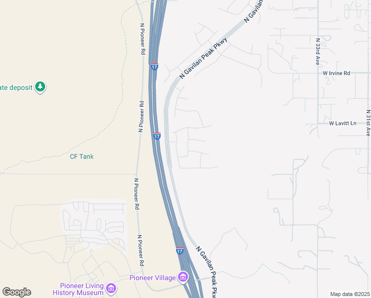 map of restaurants, bars, coffee shops, grocery stores, and more near 38018 Hudson Trail in New River
