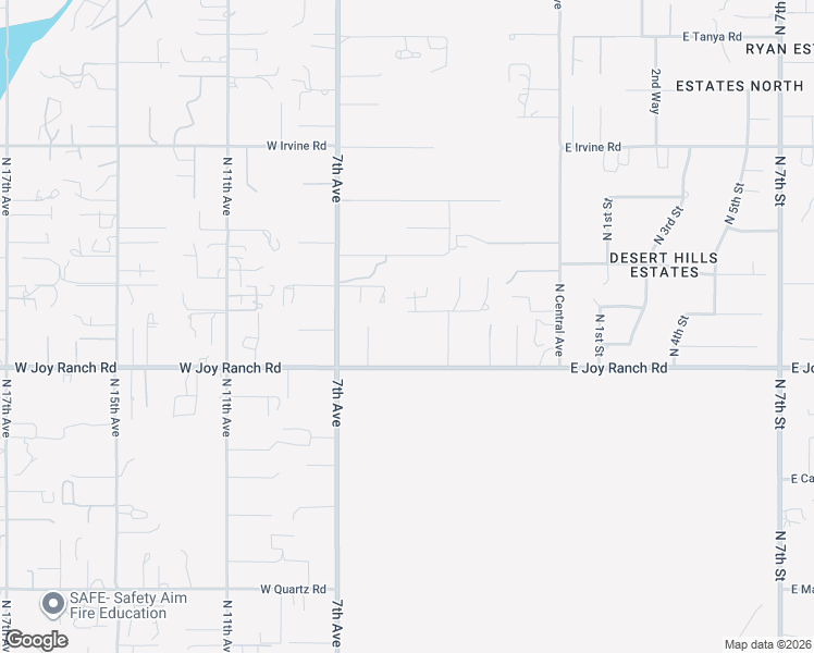 map of restaurants, bars, coffee shops, grocery stores, and more near 412 West Joy Ranch Road in Phoenix
