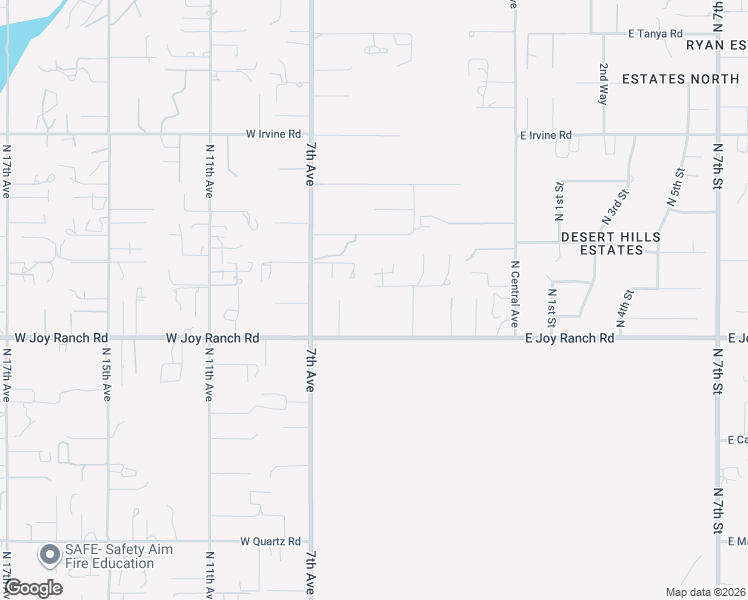 map of restaurants, bars, coffee shops, grocery stores, and more near 412 West Joy Ranch Road in Phoenix