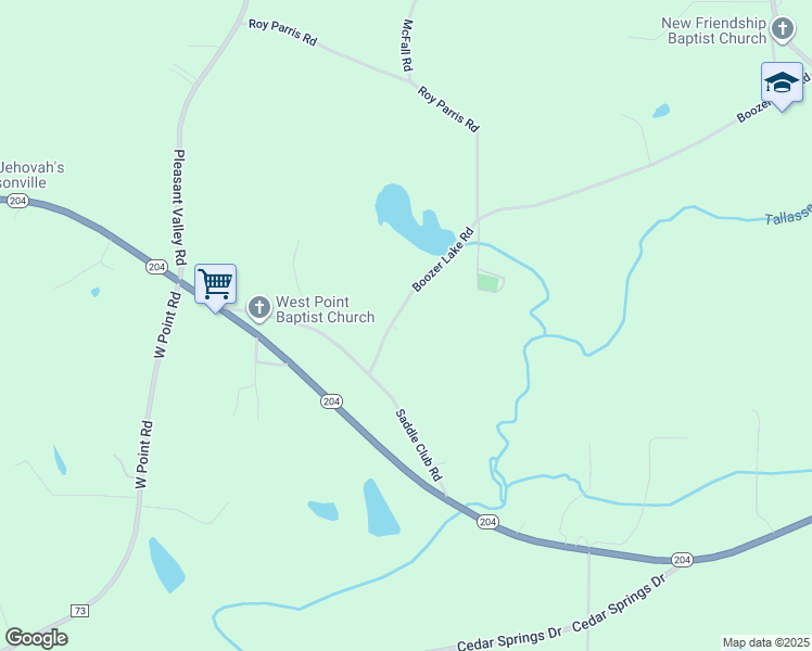 map of restaurants, bars, coffee shops, grocery stores, and more near 140 County Road 77 in Jacksonville