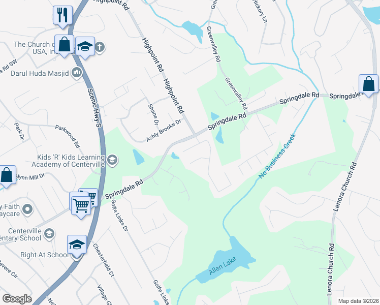 map of restaurants, bars, coffee shops, grocery stores, and more near 3039 Tuscan Ridge Drive Southwest in Snellville
