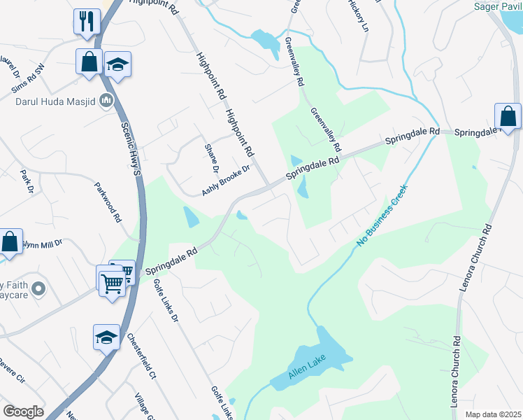 map of restaurants, bars, coffee shops, grocery stores, and more near 3039 Tuscan Ridge Drive Southwest in Snellville