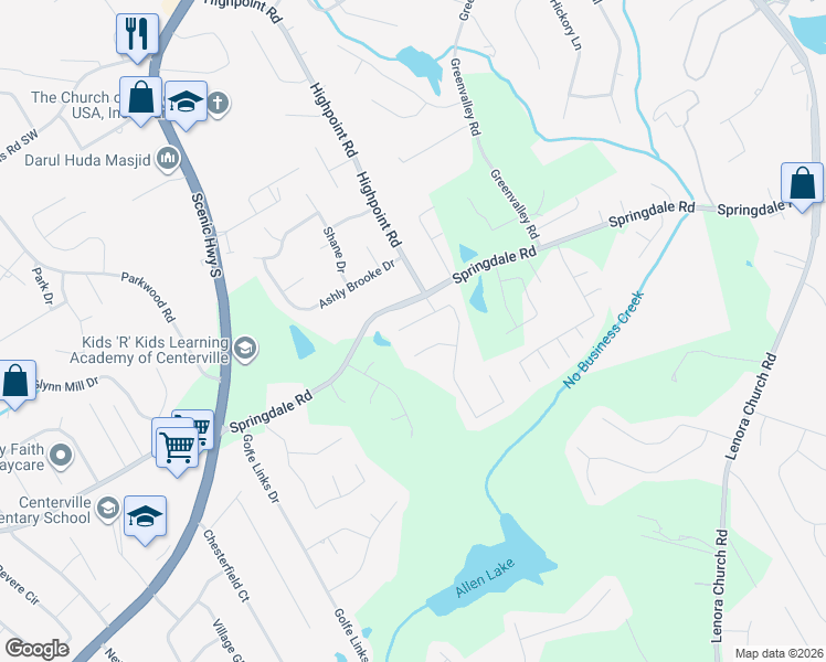 map of restaurants, bars, coffee shops, grocery stores, and more near 3039 Tuscan Ridge Drive Southwest in Snellville