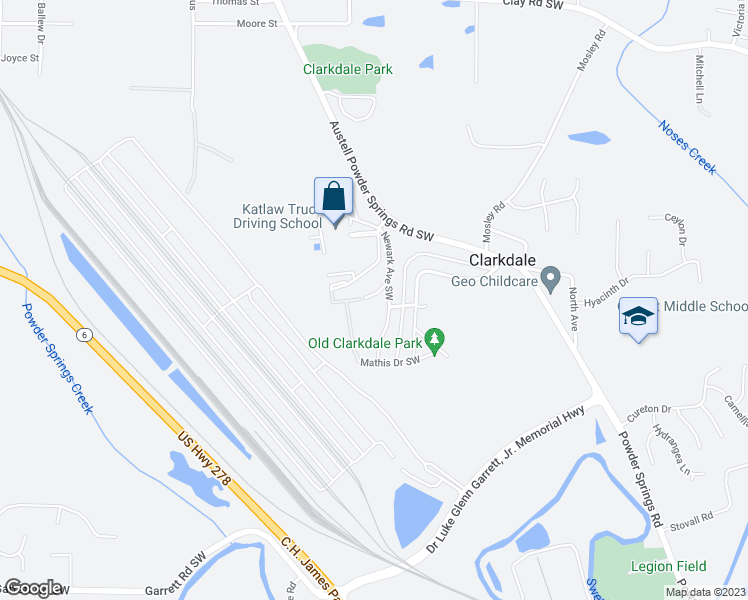 3469 Bothwell Street, Austell GA Walk Score