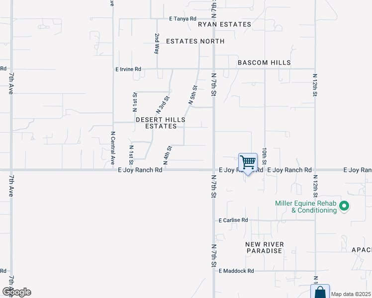 map of restaurants, bars, coffee shops, grocery stores, and more near 501 East Blue Eagle Lane in Phoenix