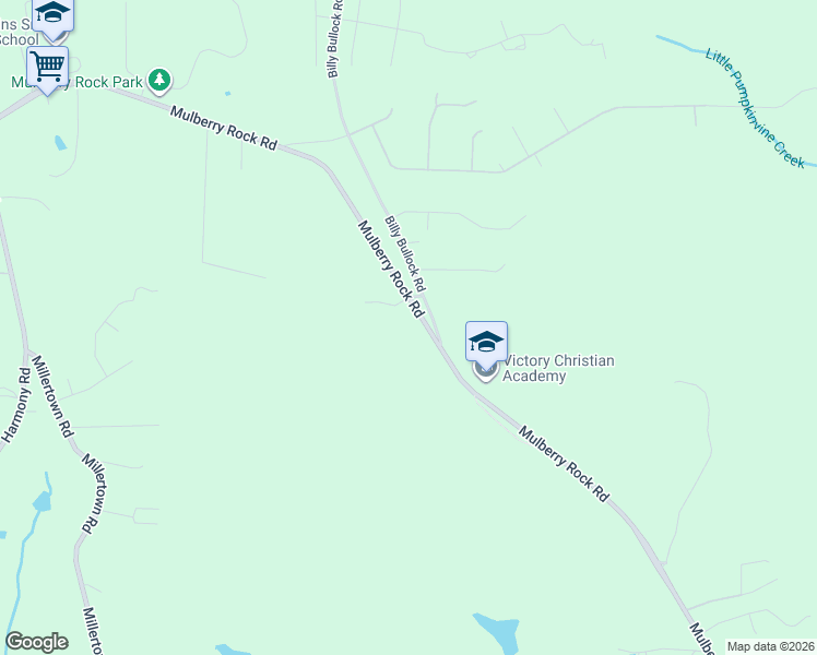 map of restaurants, bars, coffee shops, grocery stores, and more near 2710 Mulberry Rock Road in Dallas