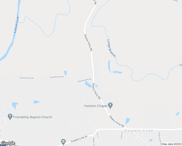 map of restaurants, bars, coffee shops, grocery stores, and more near 5330 Deans Ferry Road in Trafford