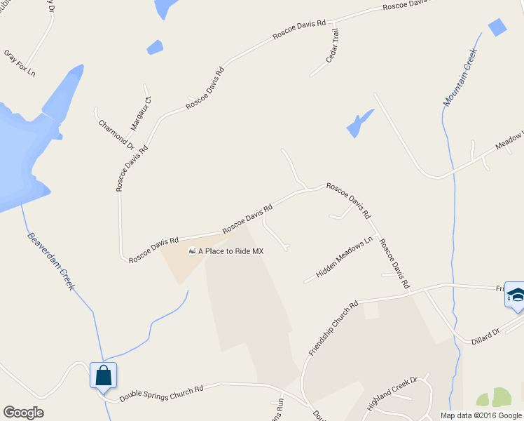 map of restaurants, bars, coffee shops, grocery stores, and more near 1628 Roscoe Davis Road in Monroe
