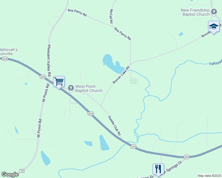 map of restaurants, bars, coffee shops, grocery stores, and more near 140 County Road 77 in Jacksonville