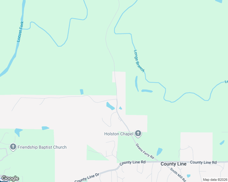 map of restaurants, bars, coffee shops, grocery stores, and more near 5330 Deans Ferry Road in Trafford