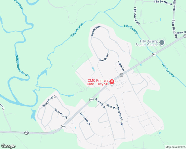map of restaurants, bars, coffee shops, grocery stores, and more near 4239 South Carolina 90 in Conway
