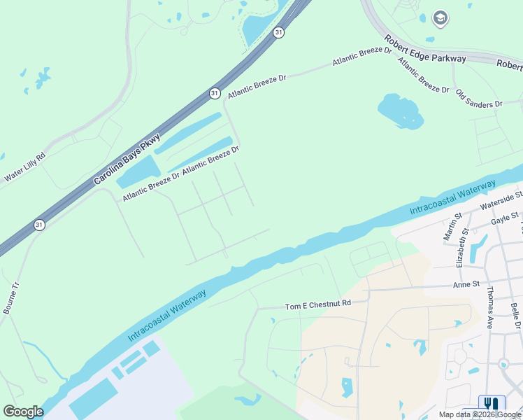 map of restaurants, bars, coffee shops, grocery stores, and more near 705 Shell Point Court in Little River